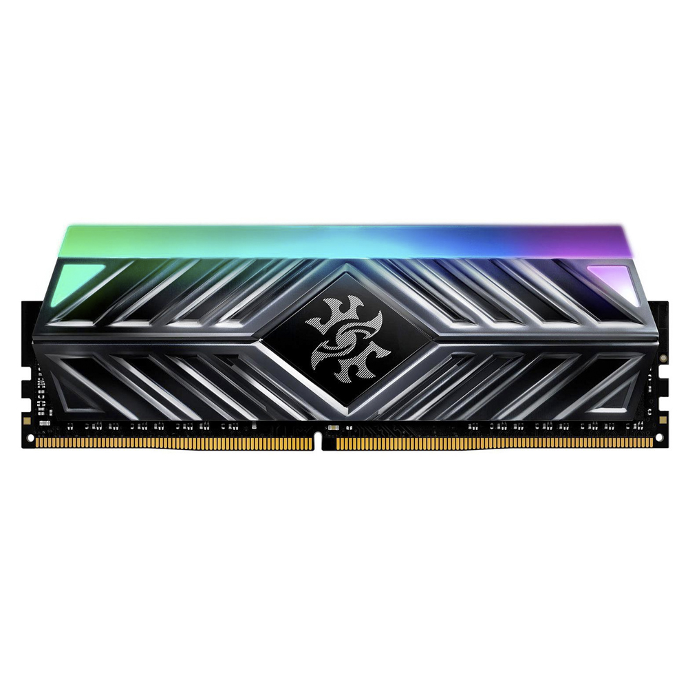 MEMORIA RAM DDR4 8GB 3200MHZ ADATA XPG SPECTRIX D41 RGB TITANIUM - AX4U32008G16A-ST41 / Precio: $699.00