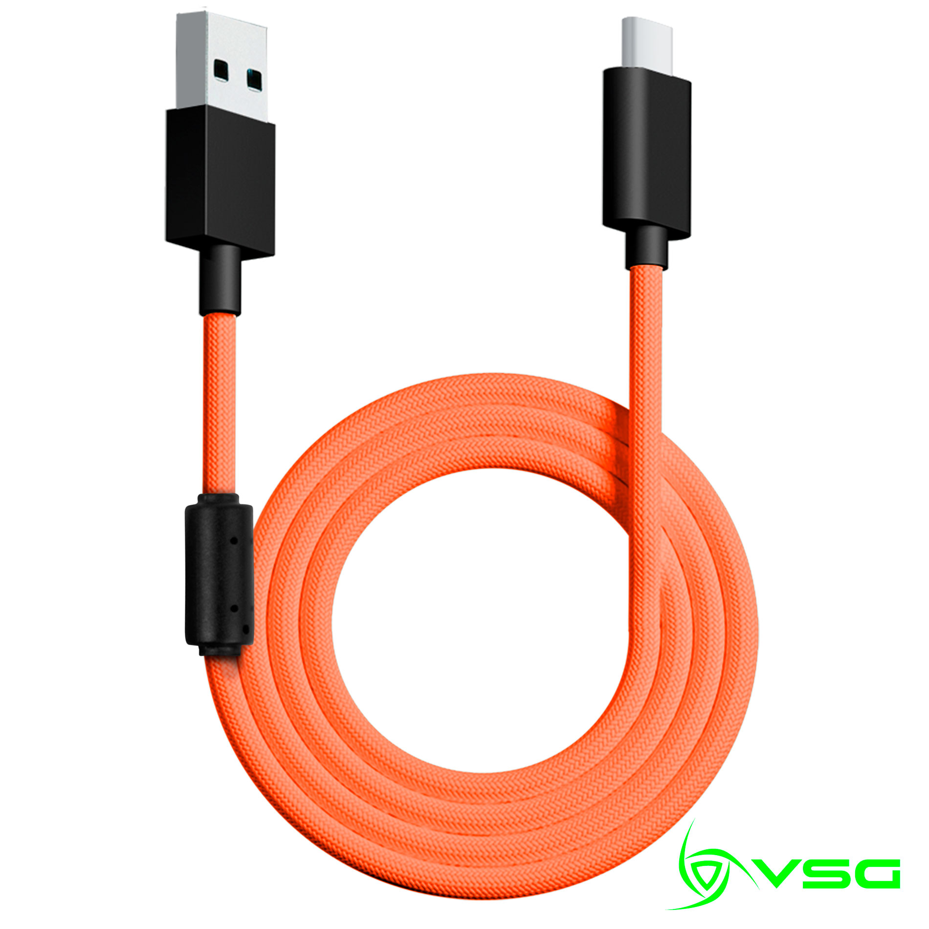 CABLE USB VSG TIPO C NARANJA - VG-CABLE-AQ- ORANGE / Precio: $119.00