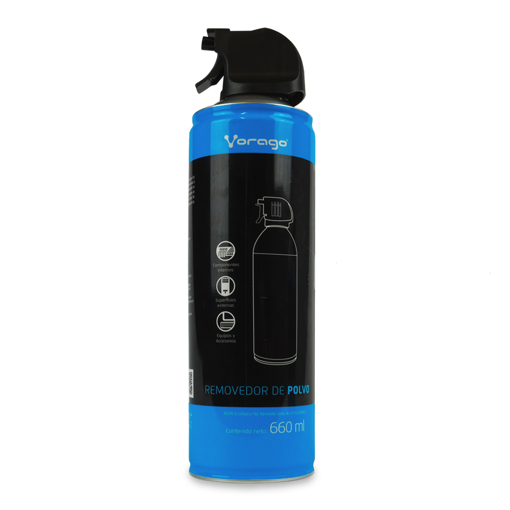 AIRE COMPRIMIDO VORAGO 440ML NO FLAMABLE 100% ECOLOGICO CLN-100 / Precio: $99.00