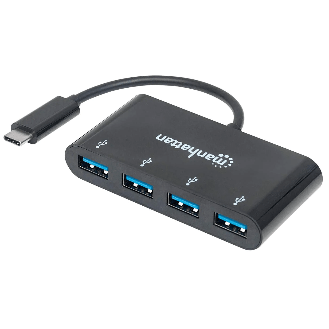 HUB USB-C 3.2 GEN 1 CON 4 PUERTOS USB-A - MANHATTAN - 162746 / Precio: $599.00