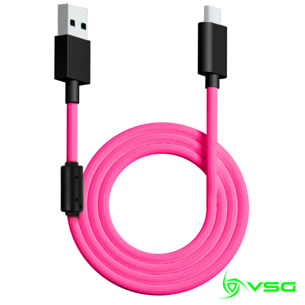 CABLE USB VSG TIPO C ROSA - VG-CABLE-AQ-PINK / Precio: $119.00