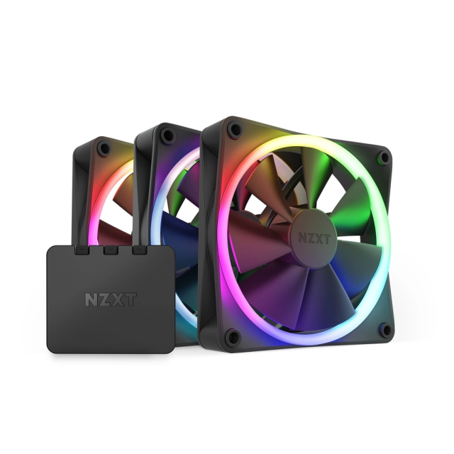 KIT DE VENTILADORES NZXT 120MM NEGRO - RF-R12TF-B1 / Precio: $1,499.00