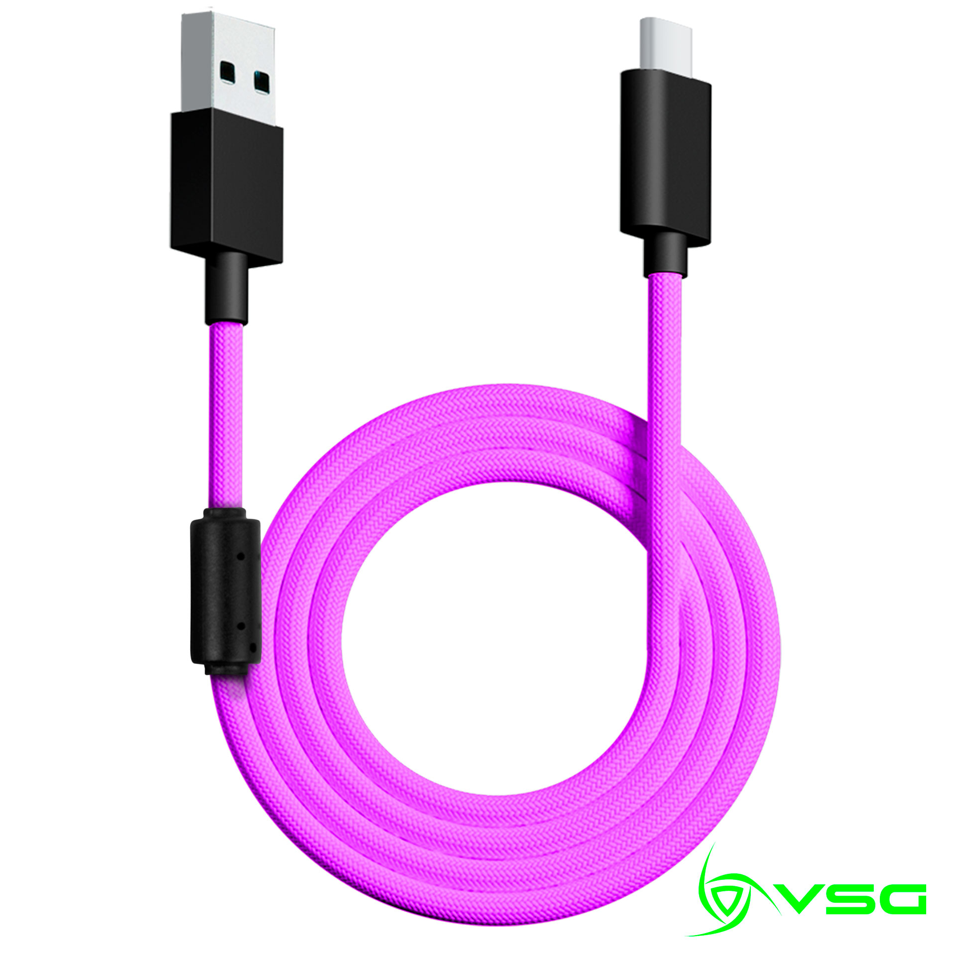 CABLE USB VSG TIPO C PURPURA - VG-CABLE-AQ-PURPLE / Precio: $119.00