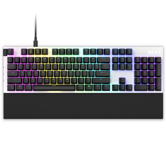 TECLADO MECANICO NZXT FUNCTION US WHITE COMPLETO - KB-1FSUS-WR / Precio: $2,599.00