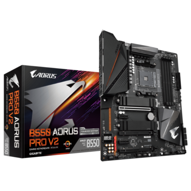 TARJETA MADRE GIGABYTE B550 AORUS PRO V2 (REV 1.0) - AM4 DDR4 - B550 AORUS PRO V2 / Precio: $4,599.00