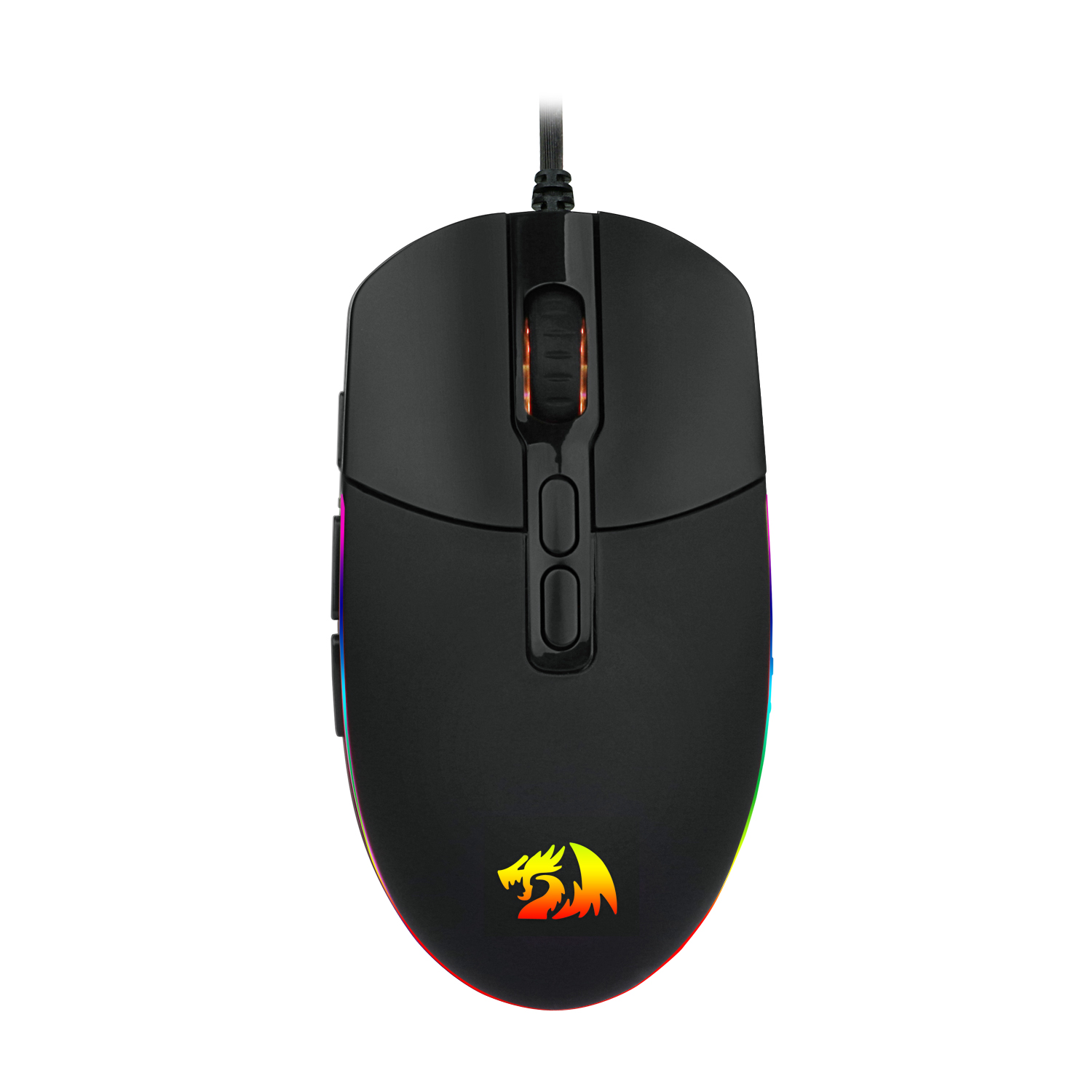 MOUSE GAMER REDRAGON INVADER RGB OPTICO 8 BOTONES USB 10000DPI - M719-RGB / Precio: $519.00