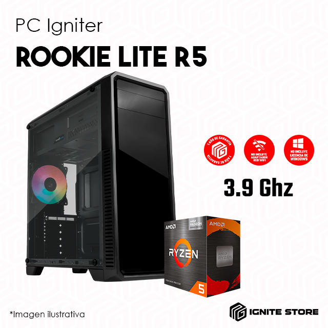 IGNITER ROOKIE LITE R5 5600G + 16GB + 240GB / Precio: $6,599.00