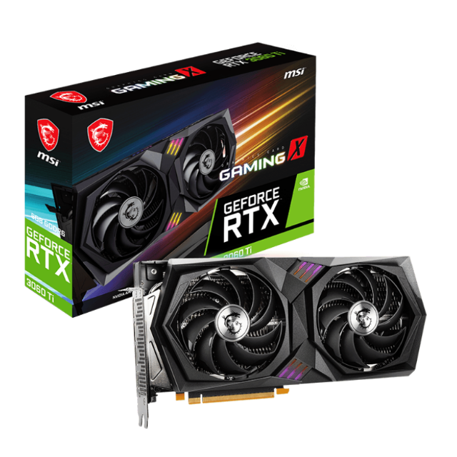 TARJETA DE VIDEO MSI GEFORCE RTX 3060 TI GAMING X 8G LHR / Precio: $10,899.00