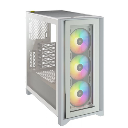 GABINETE CORSAIR ICUE 4000X RGB WHITE TG ATX CC-9011205-WW / Precio: $2,899.00