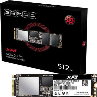 SSD ADATA M.2 XPG SX8200 PRO 512 GB PCLE / Precio: $899.00