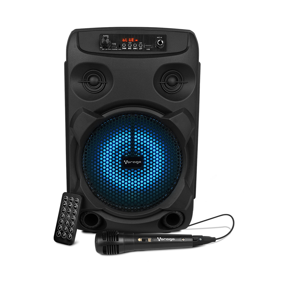 BOCINA KARAOKE PORTATIL VORAGO KSP-301-V2 - 3.5MM - USB - BT / Precio: $999.00