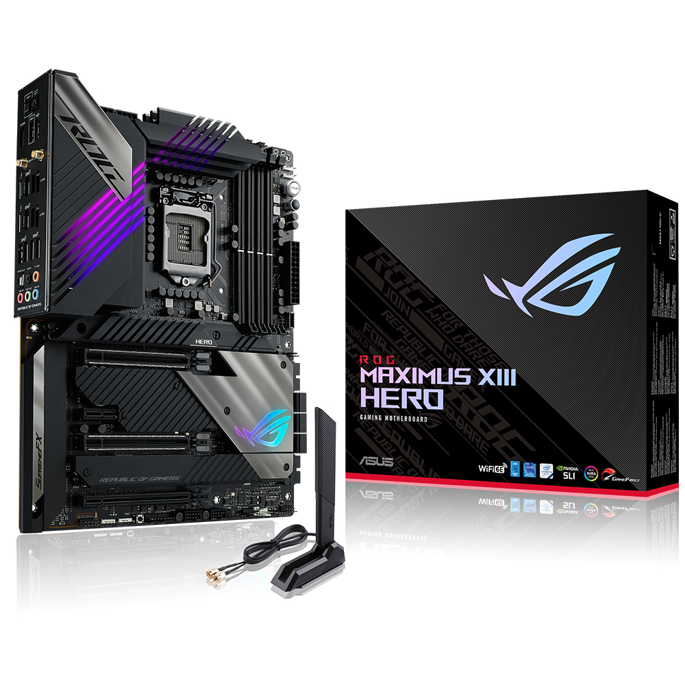 TARJETA MADRE ASUS ROG  MAXIMUS XIII HERO WI-FI Z590 11GEN ATX / Precio: $9,399.00