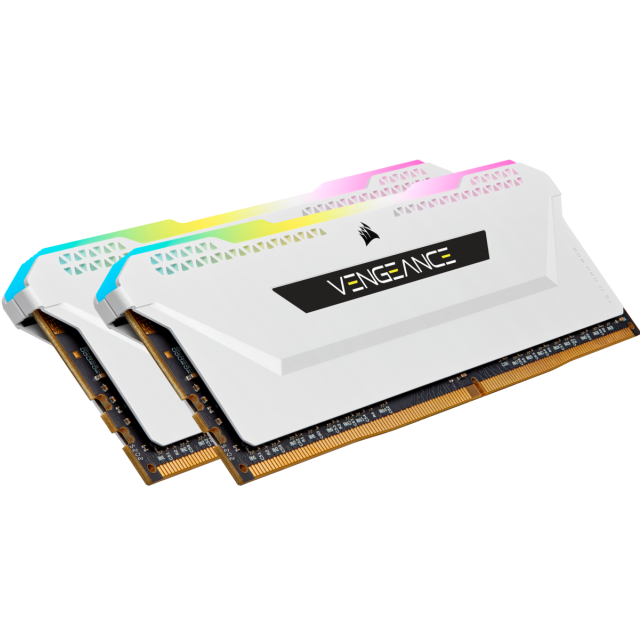 MEMORIA RAM DDR4 2X8GB 3600MHZ CORSAIR VENGENACE RGB PRO SL - CMH16GX4M2D3600C18W / Precio: $1,599.00