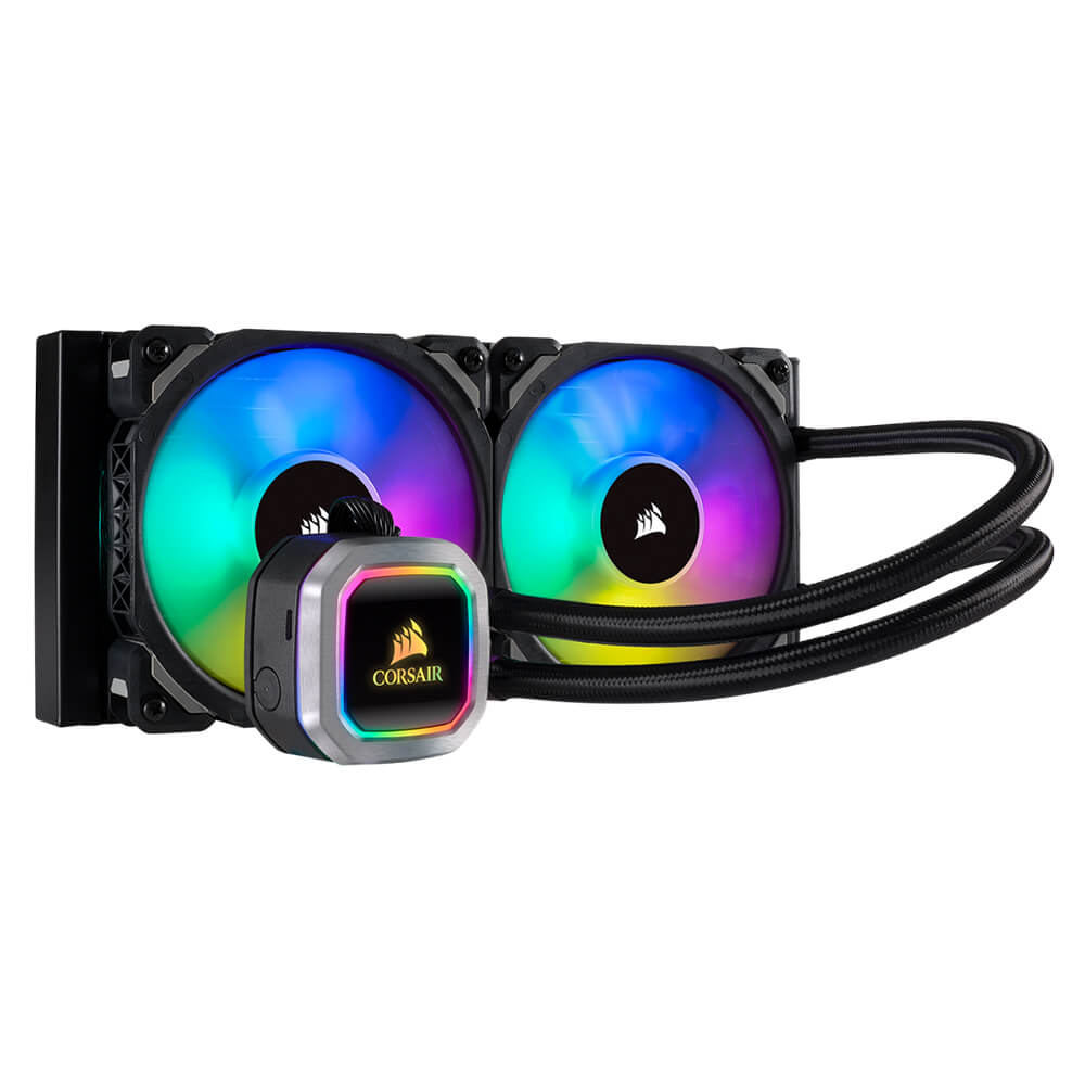 ENFRIAMIENTO LIQUIDO CORSAIR HYDRO H100I ELITE CAPELLIX 2XFAN 120MM RADIADOR 240MM LED NEGRO CW 9060046 WW / Precio: $2,999.00