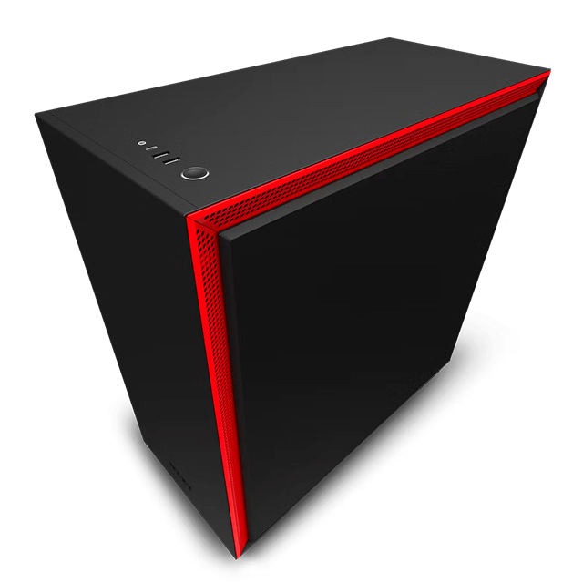 GABINETE NZXT H710I BLACK/RED MATE 4 VNTILADORES CRISTAL TEMPLADO - CA-H710I-W1 / Precio: $3,499.00