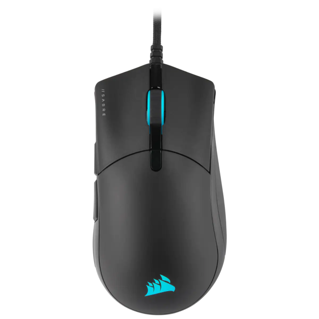 MOUSE GAMER CORSAIR SABRE PRO RGB CHAMPION SERIES 18000 DPI - CH-9303111-NA / Precio: $980.00