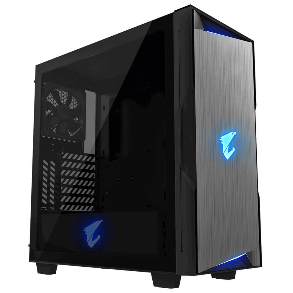 GABINETE GIGABYTE AORUS C300 GLASS RGB NEGRO USB C - GB-AC300G / Precio: $2,999.00