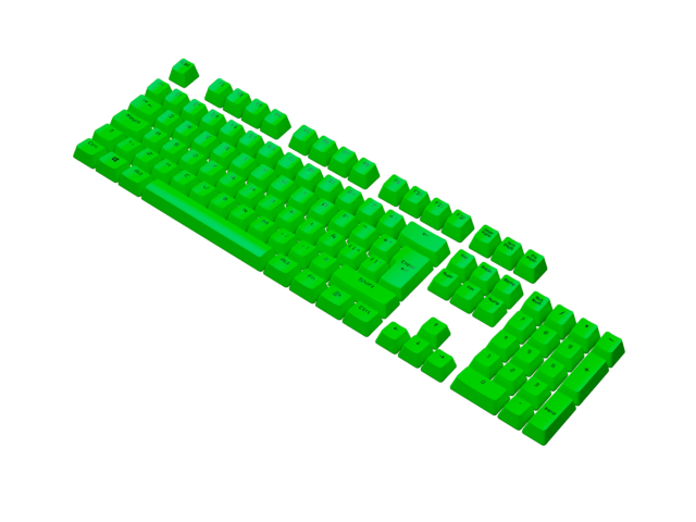 SET DE TECLAS VSG STARDUST VERDE QUARKTASTICO 105 KEYCAPS LATAM - VG-KC207-GRN / Precio: $699.00