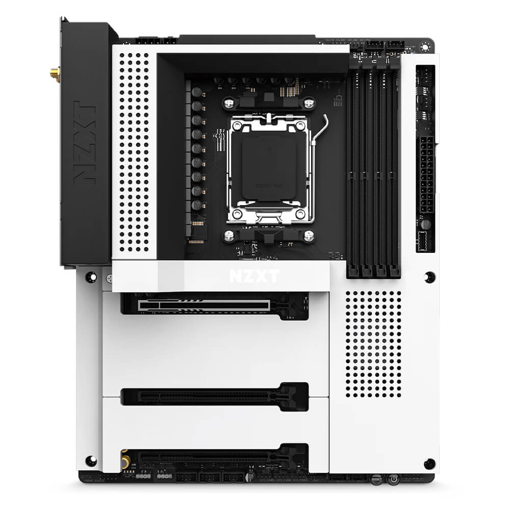 TARJETA MADRE NZXT N7 B650E AM5 BLANCO ATX DDR5 - N7-B65XT-W1 / Precio: $7,799.00