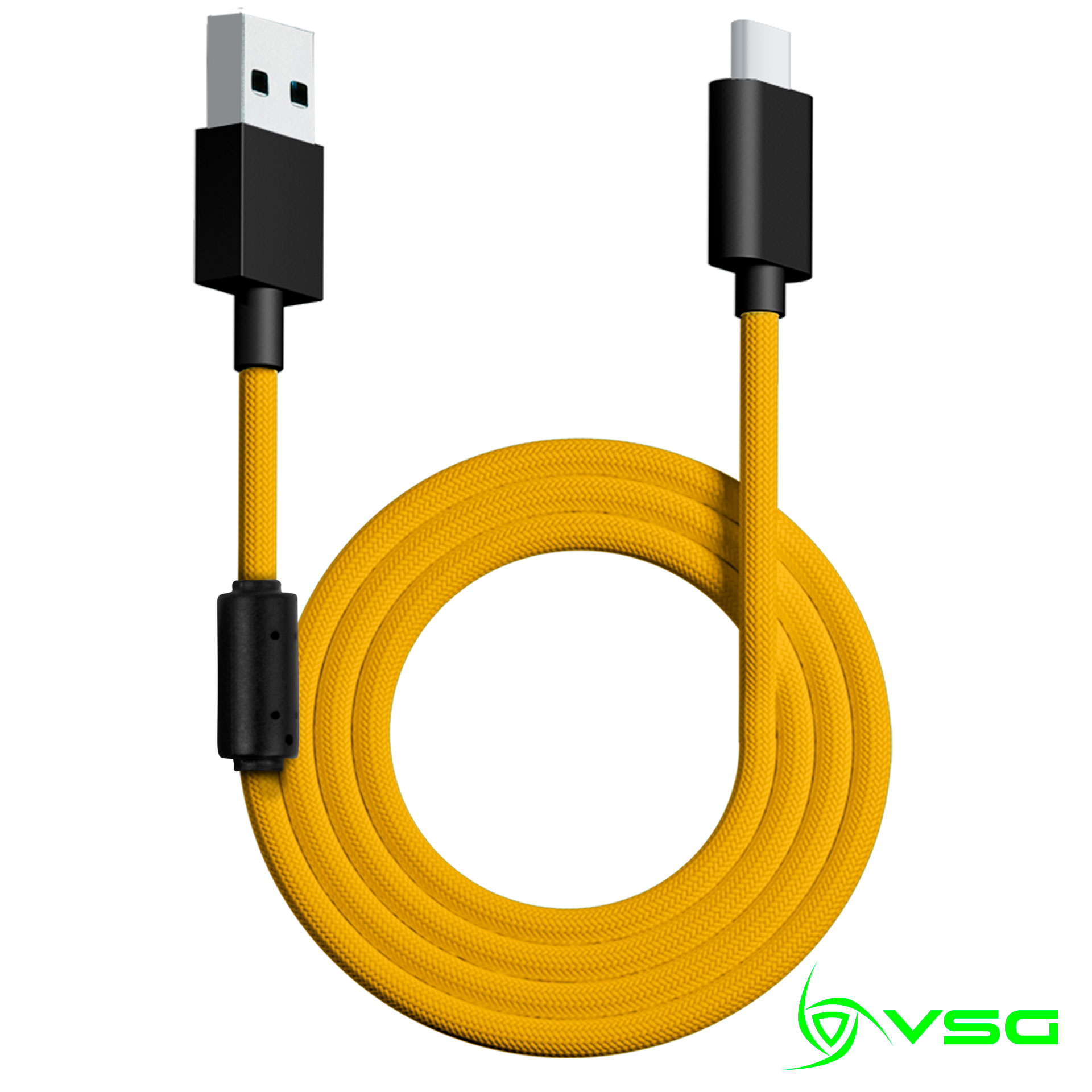 CABLE USB VSG TIPO C AMARILLO - VG-CABLE-AQ-YELLOW / Precio: $119.00