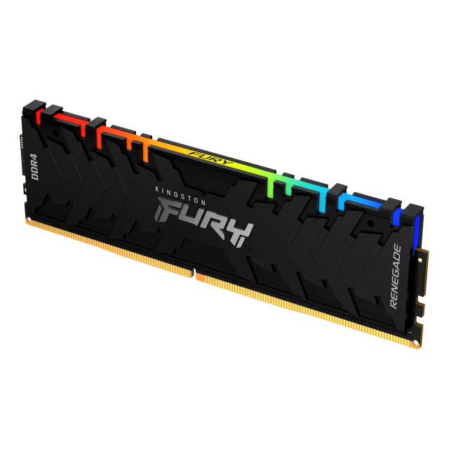 MEMORIA DDR4 KINGSTON FURYRENEGADE 16GB 3600MHZ RGB (KF436C16RB1A/16) / Precio: $1,199.00