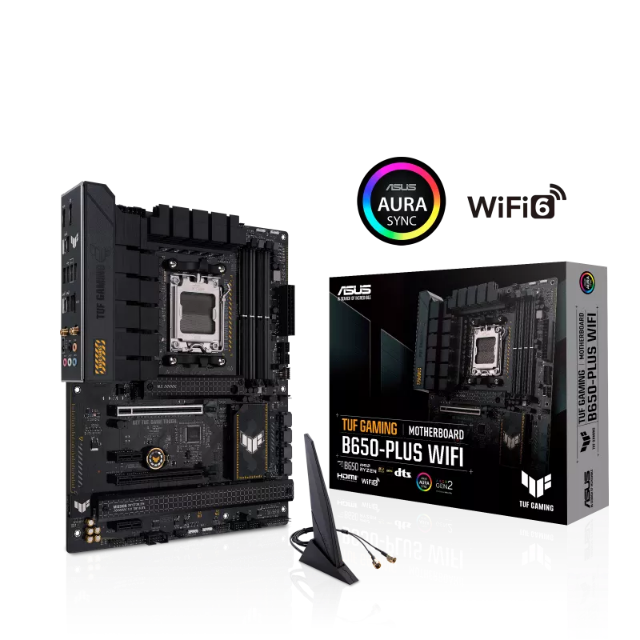 TARJETA MADRE ASUS TUF GAMING B650-PLUS WIFI ATX AMD AM5 DDR5 - 90MB1BZ0-M0AAY0 / Precio: $5,499.00