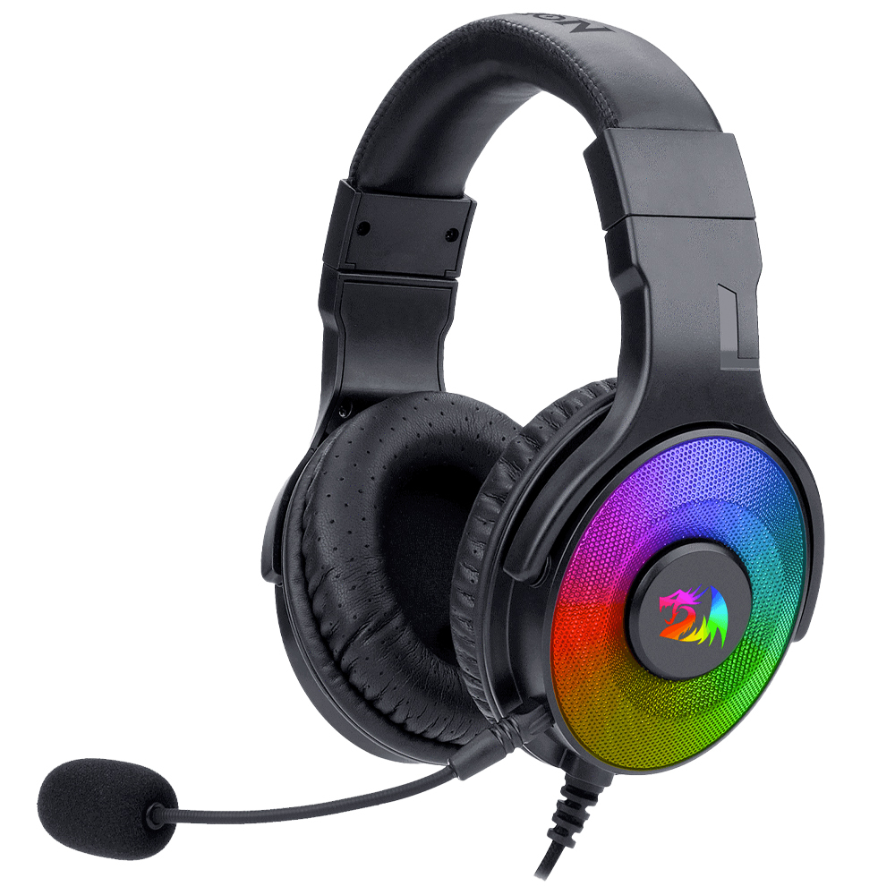 DIADEMA GAMER REDRAGON PANDORA RGB MICROFONO JACK 3.5MM X2 3.5MM X1 - H350RGB / Precio: $699.00