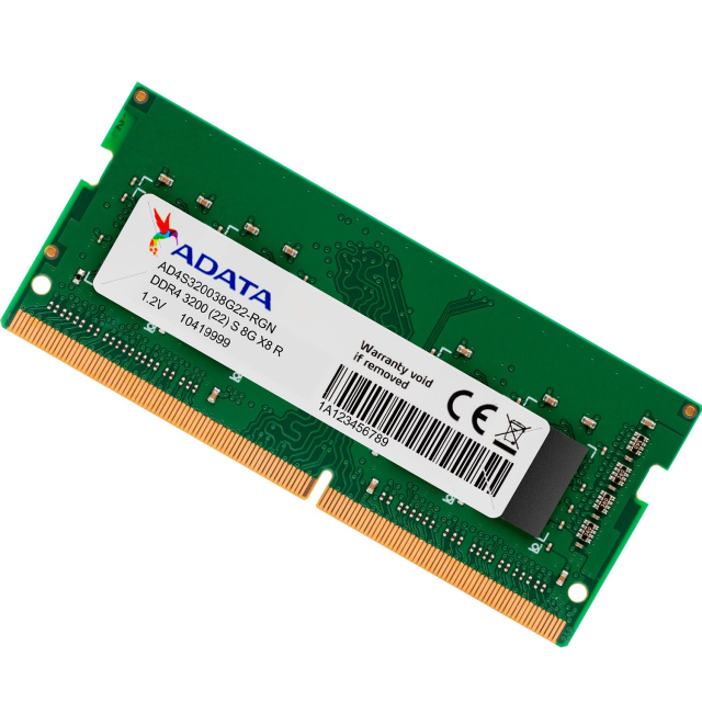 MEMORIA RAM DDR4 8GB 3200MHZ ADATA SODIMM - AD4S32008G22-SGN / Precio: $499.00