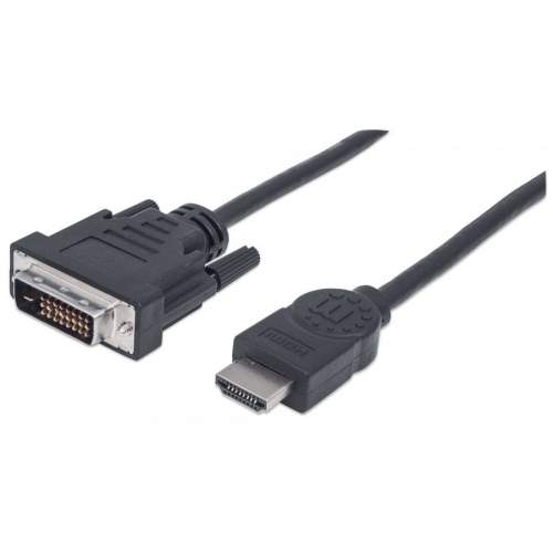 CABLE VIDEO HDMI MANHATTAN DVI-D M-M 1.8M 372503 / Precio: $200.00