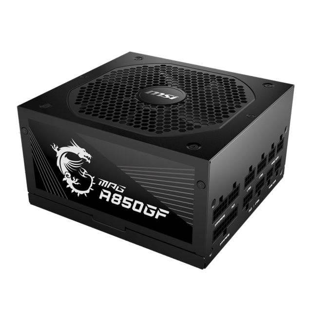 FUENTE DE PODER MODULAR MSI MPG A850GF 850W 80 PLUS GOLD ATX 12V MODULAR - MPG A850GF / Precio: $2,899.00