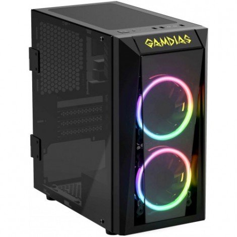 GABINETE GAMDIAS GD TALOS E1 NEGRO MATX RGB / Precio: $1,399.00