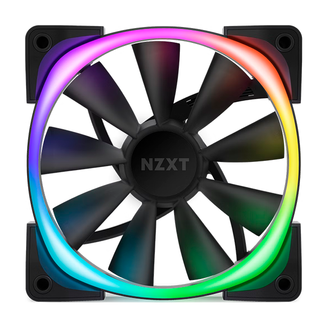 VENTILADOR RGB NZXT AER 2 RGB 120MM - HF-28120-B1 / Precio: $599.00