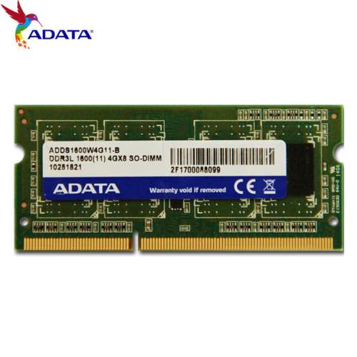 MEMORIA RAM DDR3L ADATA 8GB DDR3L 1600MHZ SODIMM - ADDS1600W8G11-S / Precio: $699.00