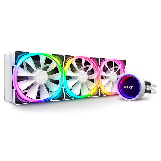 ENFRIAMIENTO LIQUIDO NZXT KRAKEN X73 RGB WHITE - 360MM - RL-KRX73-RW / Precio: $4,799.00