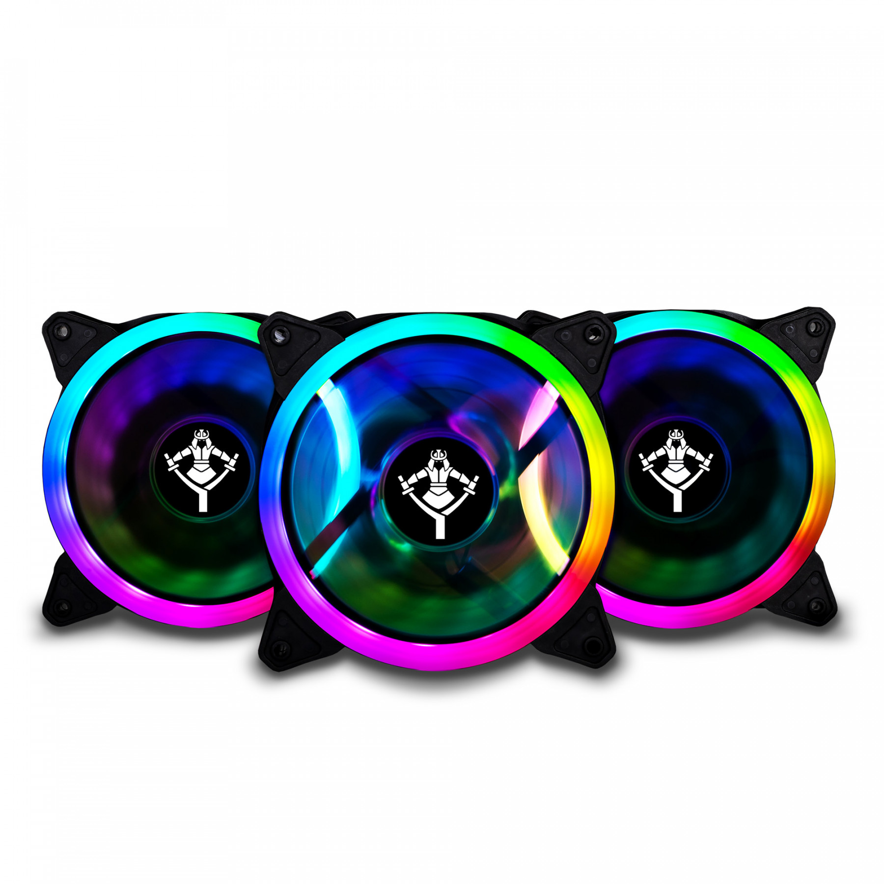 VENTILADOR GAMER YEYIAN ARGB YCF-3RGB-01 TYPHOON, 120MM, KIT 3PZAS 1 / Precio: $699.00