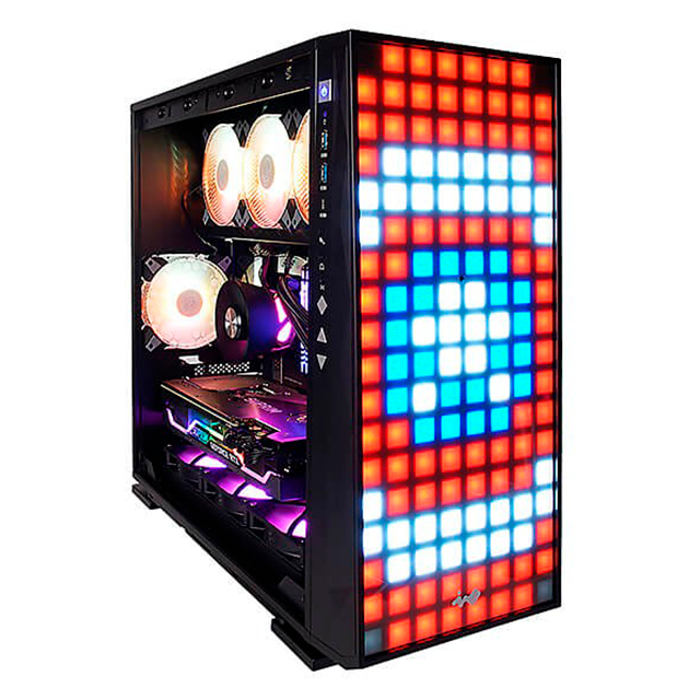 GABINETE IN WIN 309 GAMING EDITION - 4 VENTILADORES - EATX - CRISTAL TEMPLADO - IW-CS-309GE-BLK / Precio: $4,199.00