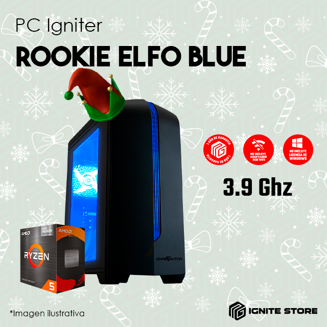 PC IGNITER ROOKIE ELFO BLUE - 5600G / Precio: $6,999.00