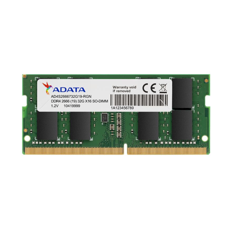 MEMORIA RAM DDR4 16GB 2666MHZ ADATA SODIMM PC4 21300 - AD4S266616G19-SGN / Precio: $999.00