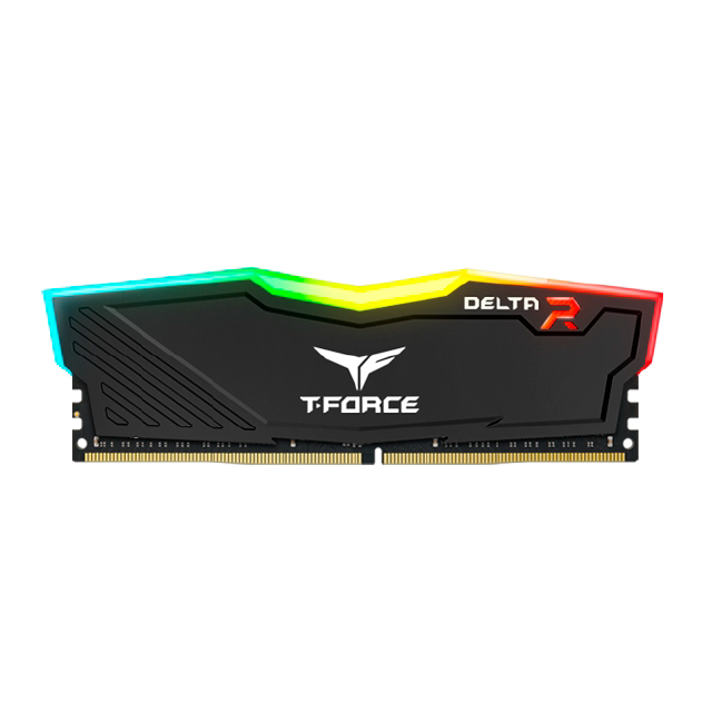 MEMORIA RAM DDR4 8GB 3600MHZ TEAMGROUP T FORCE DELTA R RGB NEGRA -TF3D48G3600HC18J01 / Precio: $999.00