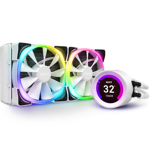 ENFRIAMIENTO LIQUIDO NZXT KRAKEN Z53 RGB WHITE - 240MM - RL-KRZ53-RW / Precio: $4,999.00