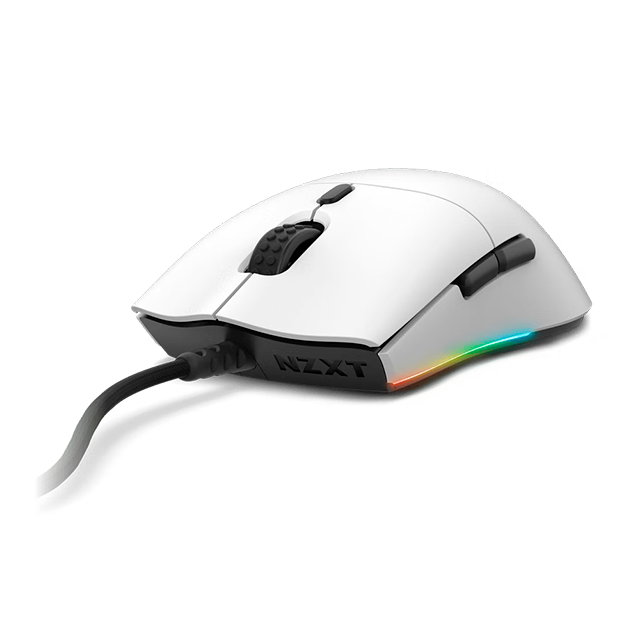 MOUSE GAMER NZXT LIFT WHITE 16OOO DPI 2 BOTONES PROGRAMABLES - MS-1WRAX-WM / Precio: $1,599.00